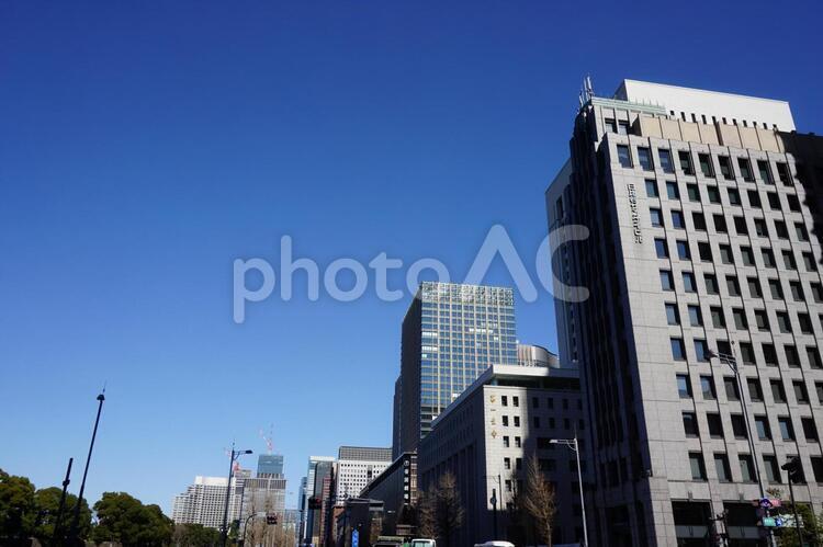 日比谷通り　日比谷公園付近 日比谷公園,公園,千代田区の写真素材