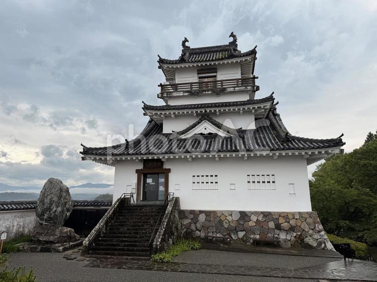 大分県杵築市　杵築城 杵築城,城,歴史的建造物の写真素材