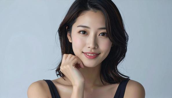 エレガントな女性モデル エレガントな女性モデルの写真