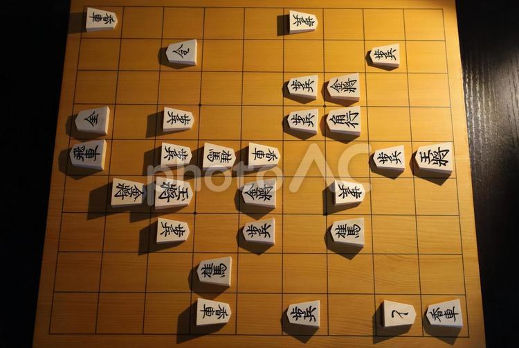 第66期王位戦第2局投了棋譜の盤面 王位戦第2局,盤面,棋譜の写真素材