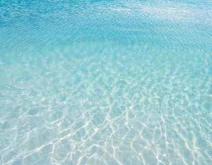 透明感のある綺麗な海 透明感のある綺麗な海の写真