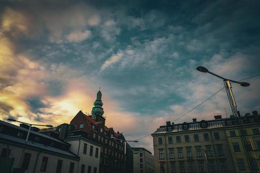 Stockholm street corner, JPG