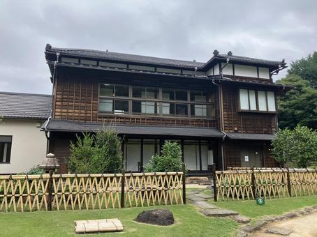 肥後細川庭園の屋敷建物 肥後細川庭園,肥後,細川庭園の写真素材