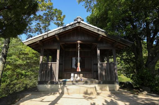 Photo, shuhin shrine, a shrine, sunny, 