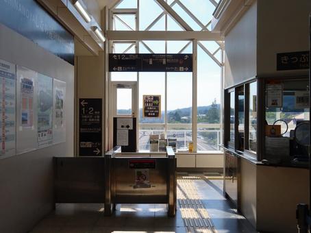 しなの鉄道 軽井沢駅 しなの鉄道 軽井沢駅 しなの鉄道,軽井沢駅,改札口の写真素材