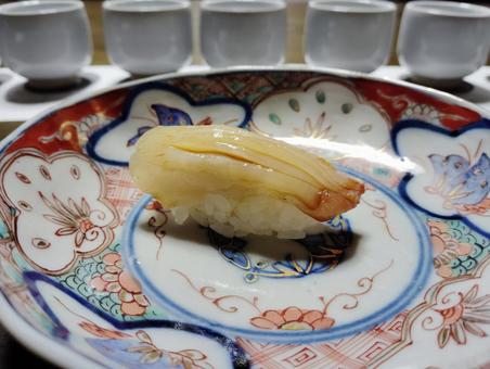 ミル貝の握り ミル貝,握り,寿司屋の写真素材