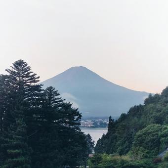 富士山 富士山 富士山,雲,雄大の写真素材