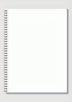A4 size ring notebook, blank white 2, JPG A4 size ring notebook, blank white 2, JPG