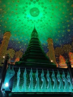 ワット・パクナム・パーシーチャルン ワット・パクナム・パーシーチャルン ワットパクナムパーシーチャルン,タイ,タイ王国の写真素材