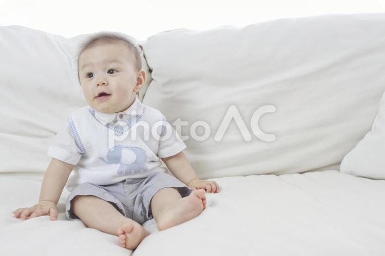 可愛いアジア人の赤ちゃん 赤ちゃん,子供,0歳の写真素材