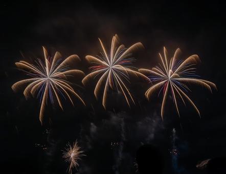 第22回　こうのす花火大会 こうのす花火大会,花火,fireworksの写真素材