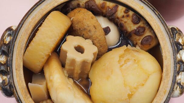 おでん（ひとり鍋）・お家ごはん（接写） おでん,熱々,鍋料理の写真素材