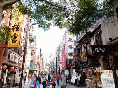 Yokohama Chinatown · Main Street, yokohama chinatown, ásia, ponto de referência, JPG