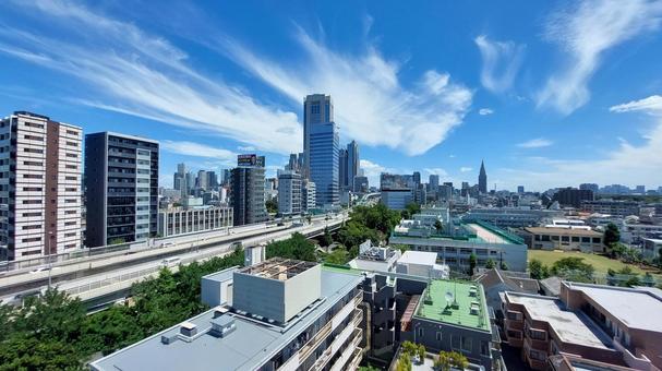 A clear view of Hatsudai and Shinjuku, JPG A clear view of Hatsudai and Shinjuku, JPG