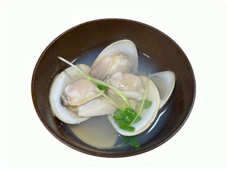 蛤のお吸い物 蛤のお吸い物の写真