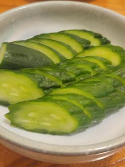 きゅうりの漬物 202506 食事,食べ物,料理の写真素材