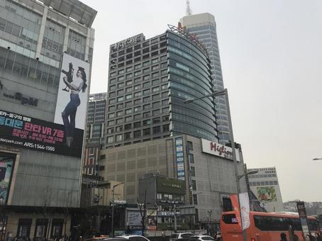 韓国の街並み 韓国,海外,外国の写真素材