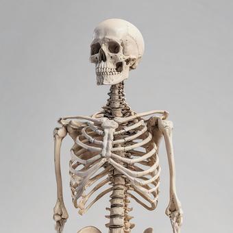 リアルな頭蓋骨のクローズアップ リアルな頭蓋骨のクローズアップの写真