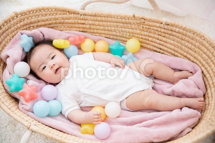 赤ちゃんのイメージ 赤ちゃん,ゆりかご,赤ん坊の写真素材