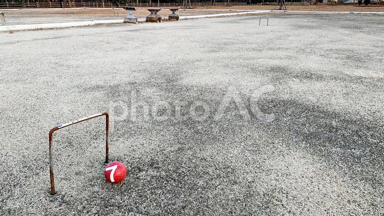 広々としたゲートボール場 ゲートボール,スポーツ,公園の写真素材