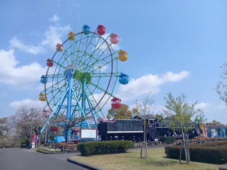霧島市城山公園の観覧車 霧島市城山公園の観覧車 観覧車,鹿児島県,霧島市の写真素材