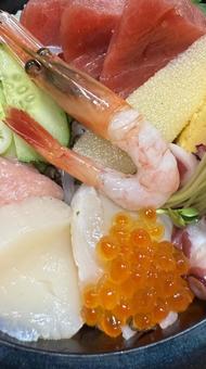 Photo, sashimi, tuna, assorted, 