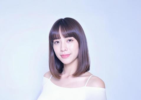 ヘアスタイルモデルの写真