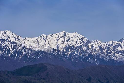 北アルプス～鹿島槍ヶ岳～ 北アルプス,鹿島槍ヶ岳,山の写真素材