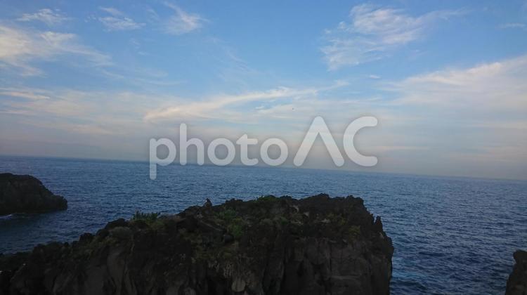 綺麗な雲の配置 海,水域,風景の写真素材
