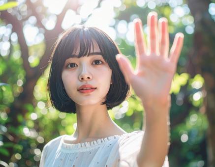 爽やかな女性③ 爽やかな女性③の写真