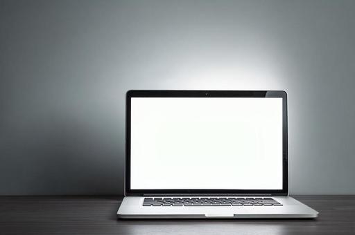 パソコン モックアップ MacBook風 パソコン モックアップ MacBook風の写真