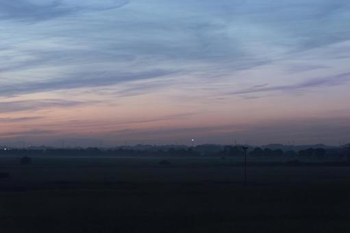 Scenery before sunrise, JPG