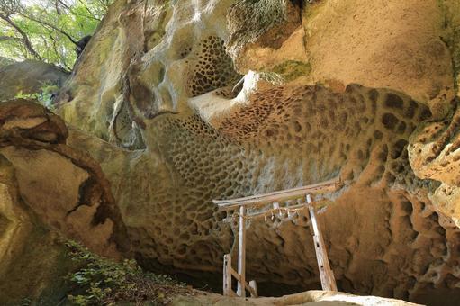 山寺の奥の垂水遺跡 自然,観光地,観光の写真素材