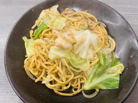 海鮮焼きそば 麺類,海鮮,麺の写真素材