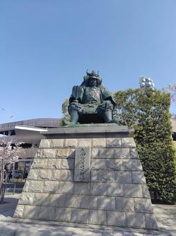 武田信玄公銅像 武田信玄公銅像の写真