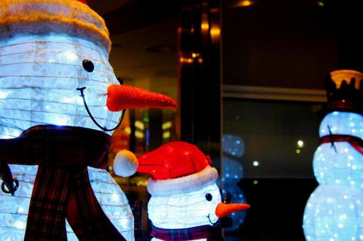 福岡タワー入口周辺のクリスマス飾り7 風景,日本,九州の写真素材