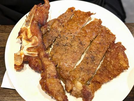 台湾の定番グルメ、排骨 台湾の定番グルメ、排骨 排骨,パーコー,豚肉料理の写真素材