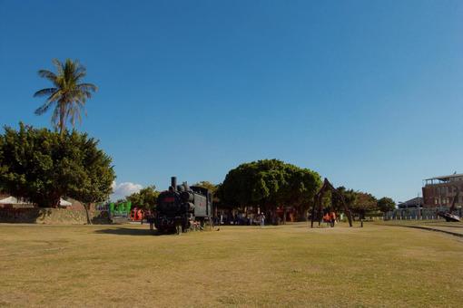 【台湾】高雄西子湾 哈瑪星鉄道文化園区 台湾,高雄,西子湾の写真素材