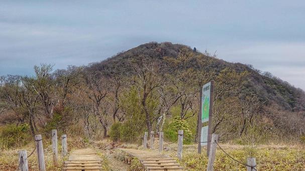 塔ノ岳 アウトドア,登山,トレッキングの写真素材