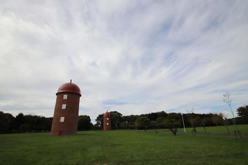 明治公園のサイロ 明治公園のサイロ 北海道,根室市,明治公園の写真素材