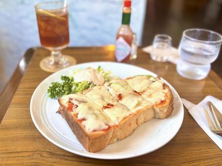 Authentic pizza toast, JPG