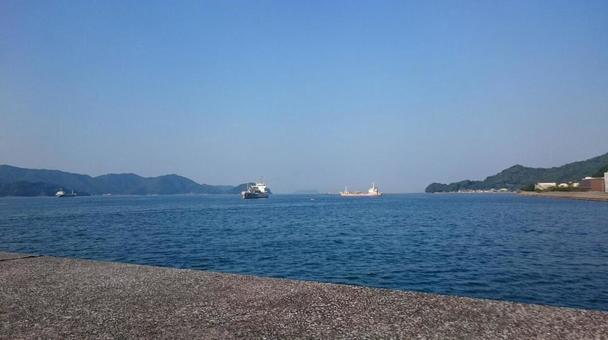 のどかな海の写真