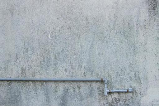 コンクリート壁の配管 配管,パイプ,工事の写真素材