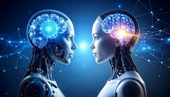 AI・人工知能のイメージ図 AI・人工知能のイメージ図の写真