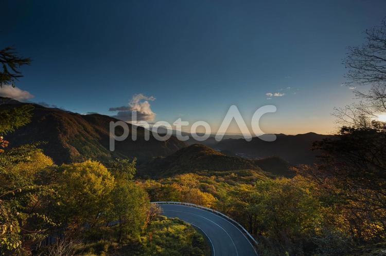いろは坂からの絶景 いろは坂,栃木,栃木県の写真素材