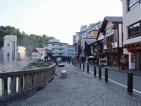 草津温泉 湯畑 草津温泉 湯畑 草津温泉,湯畑,温泉街の写真素材