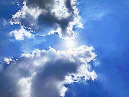 夏空 夏空の写真