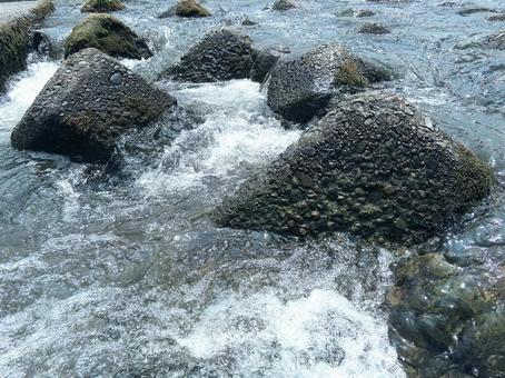 川 川 川,河,河川の写真素材