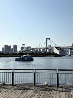 2025年春 昼間の東京お台場の風景 2025年春 昼間の東京お台場の風景 都心,さわやか,りんかい線の写真素材