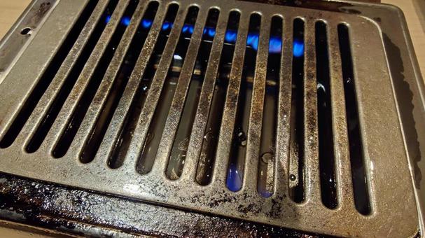 Photo, bbq house, smokeless roaster, grilled meat, 